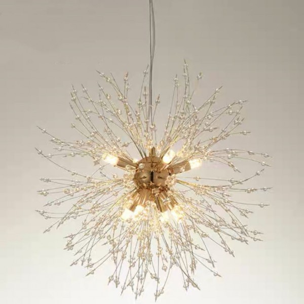 Modern dandelion Crystal Chandelier