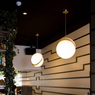 Crescent Pendant Light