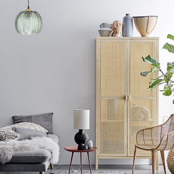 Green Glass Pendant Lamp