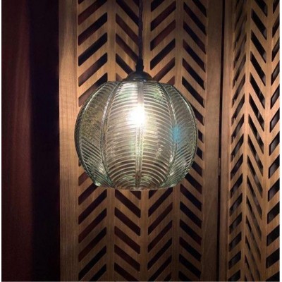 Green Glass Pendant Lamp