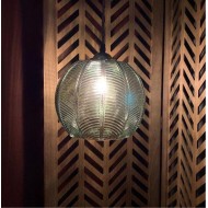 Green Glass Pendant Lamp