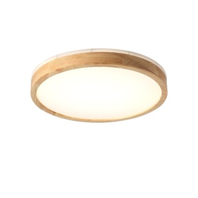 Double Wooden LED Ceiling Light