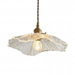 Lotus Glass Pendant Light