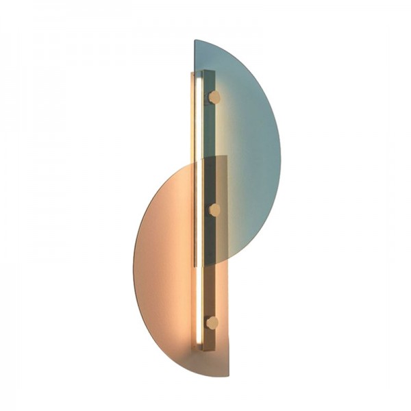 Полукруглый светодиодный настенный светильник