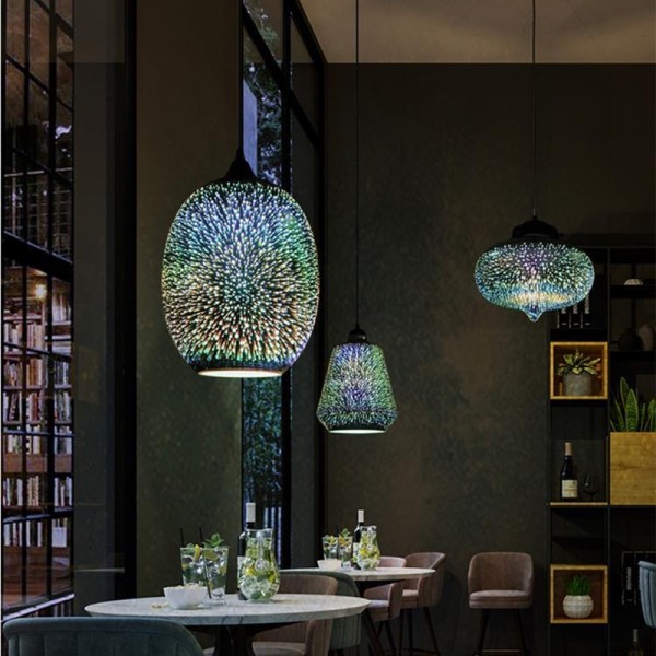 Modern 3D Colorful Nordic Pendant Lamp