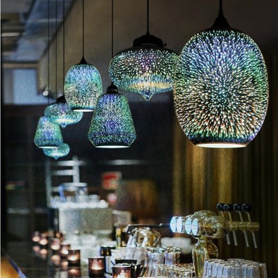 Modern 3D Colorful Nordic Pendant Lamp