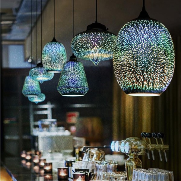 Modern 3D Colorful Nordic Pendant Lamp