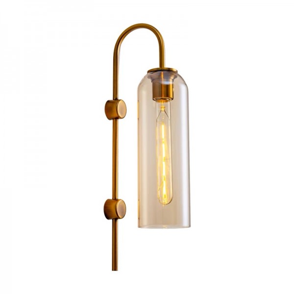 Glass Tubular Wall Lamp