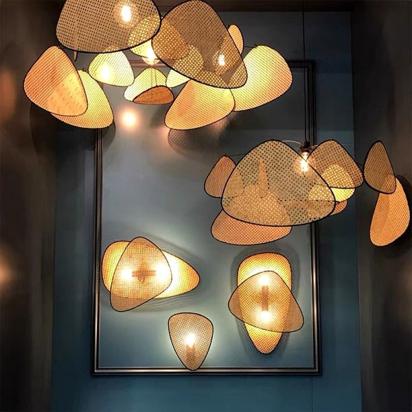 Screen Cannage Wall Light