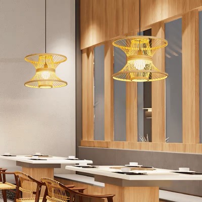 Chinese Lantern Art Rattan Pendant Light