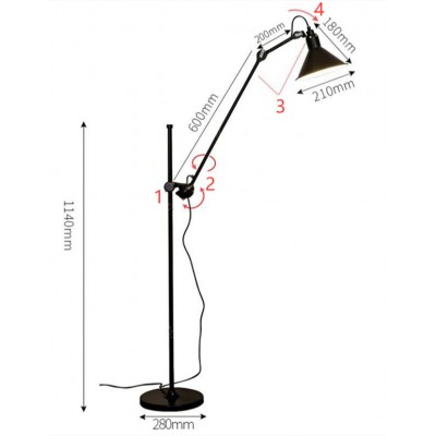 Lampe Gras 215 Floor Lamp