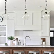 Teardrop Glass Pendant Light