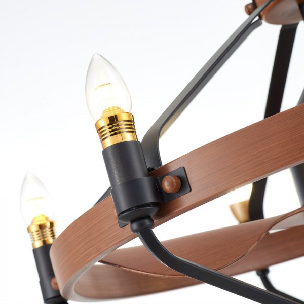 Candle Ceiling Fan Chandelier