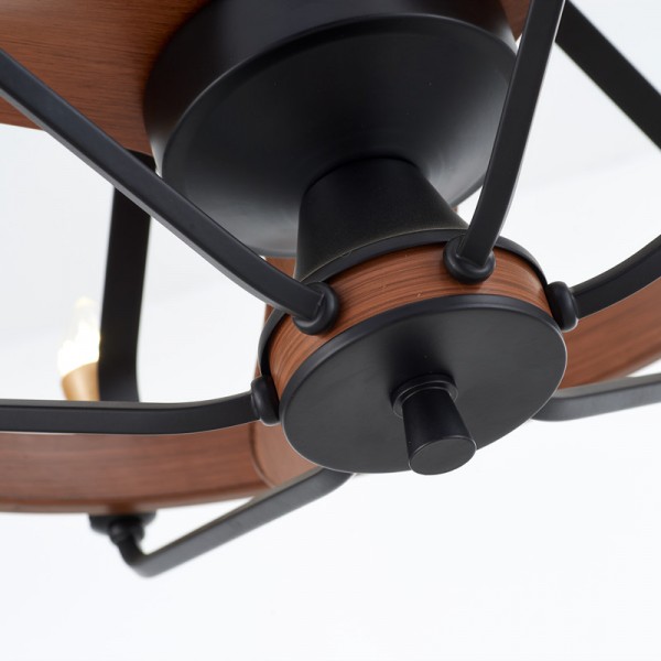 Candle Ceiling Fan Chandelier