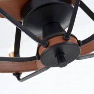 Candle Ceiling Fan Chandelier