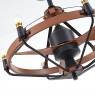 Candle Ceiling Fan Chandelier