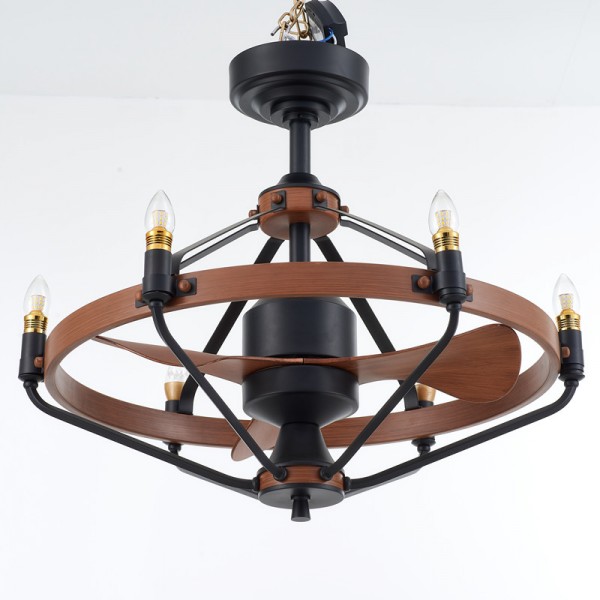 Candle Ceiling Fan Chandelier