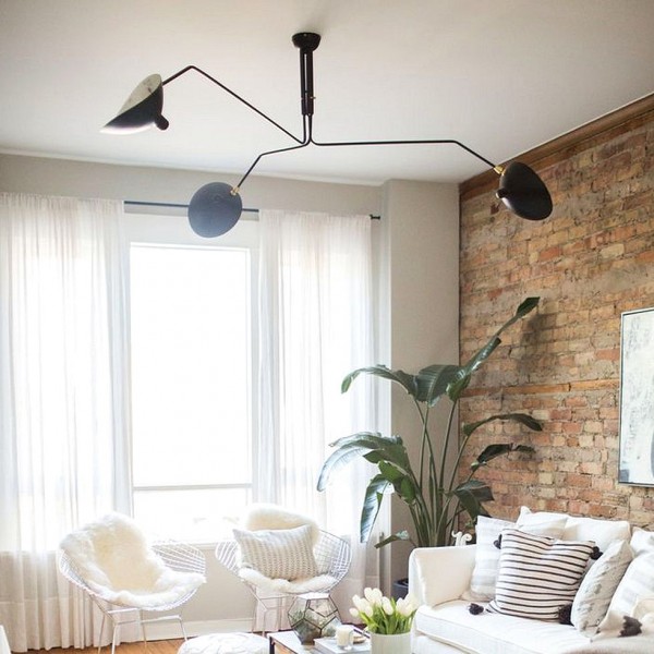 Serge Mouille Ceiling Light