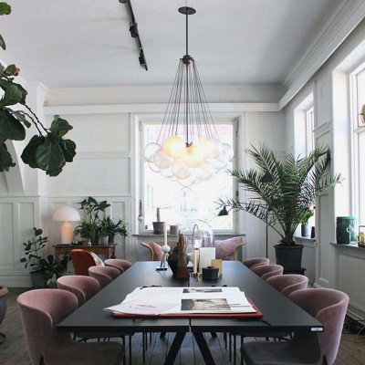 Cloud Orb Chandelier