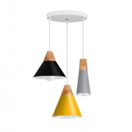 Connell Coned Woody Pendant Lamp