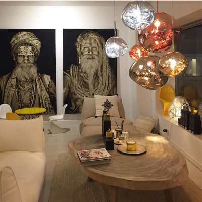 Glass Melt Pendant Light