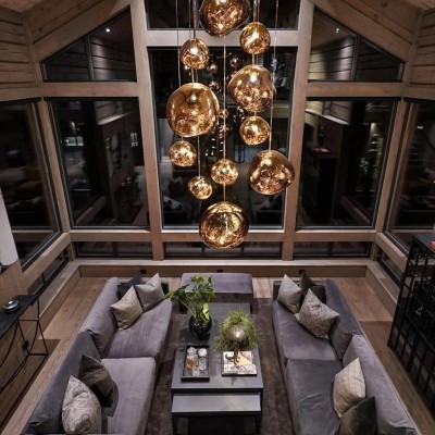 Glass Melt Pendant Light