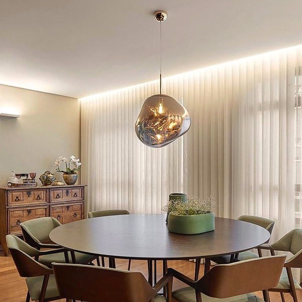 Glass Melt Pendant Light