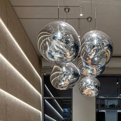 Glass Melt Pendant Light