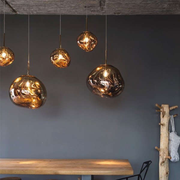 Glass Melt Pendant Light