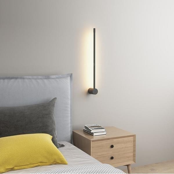 Industrial Modern LED Black Wall Lights Indoor for Bedroom Hallway