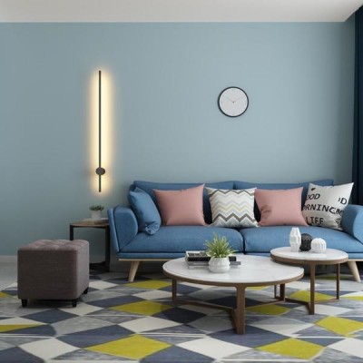 Industrial Modern LED Black Wall Lights Indoor for Bedroom Hallway