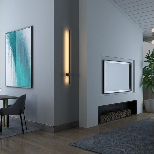 Industrial Modern LED Black Wall Lights Indoor for Bedroom Hallway
