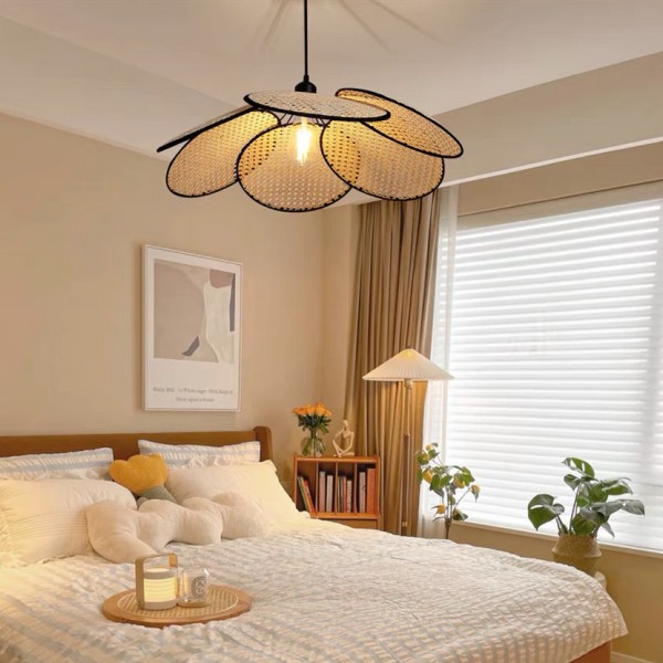 Wabi-sabi Rattan Pendant Light