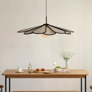 Wabi-sabi Rattan Pendant Light