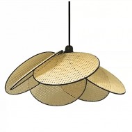 Wabi-sabi Rattan Pendant Light