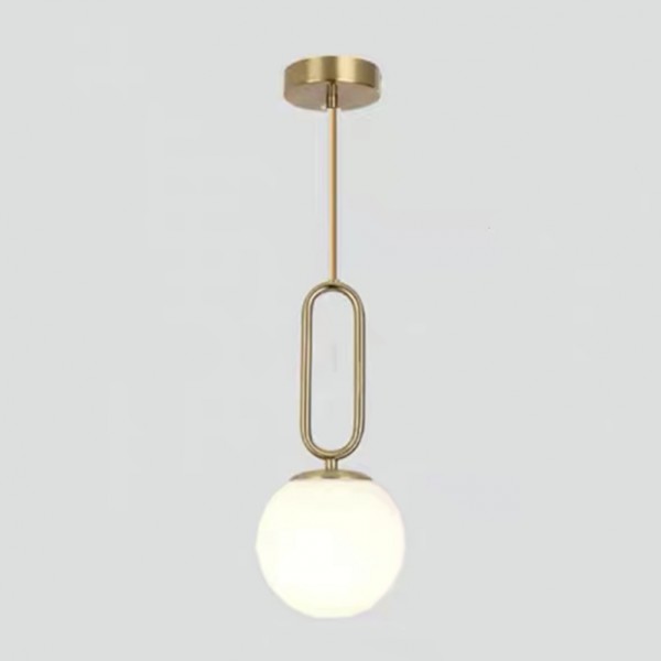 Minimalist Oval Ring Pendant Light