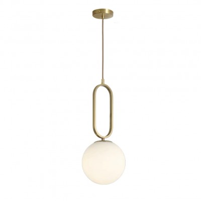 Minimalist Oval Ring Pendant Light