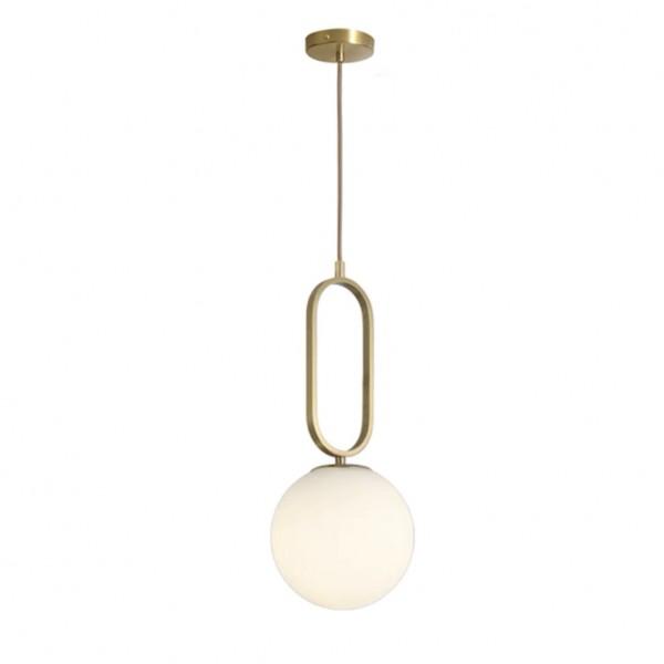 Minimalist Oval Ring Pendant Light