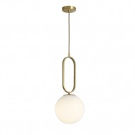 Minimalist Oval Ring Pendant Light