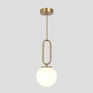 Large Minimalist Oval Ring Pendant Light