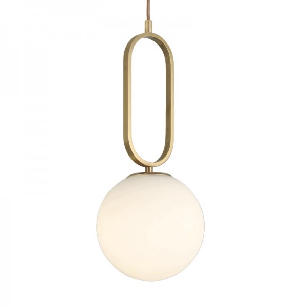 Large Minimalist Oval Ring Pendant Light