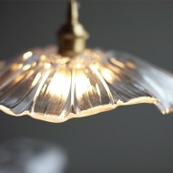 Подвесные светильники Tiffany Glass с прозрачным стеклом для гостиной