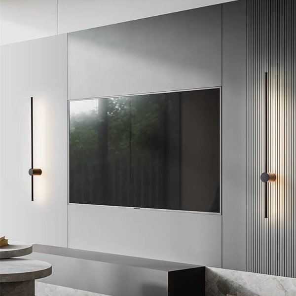Industrial Modern LED Black Wall Lights Indoor for Bedroom Hallway