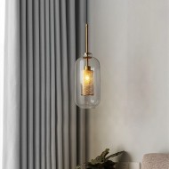 Modern Chiswick Glass Pendant Light Fixtures for Kitchen Dining Room