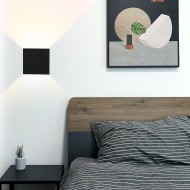 Алюминиевый минималистский стиль LED-6W Cube настенный светильник для спальни
