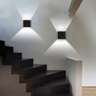 Алюминиевый минималистский стиль LED-6W Cube настенный светильник для спальни