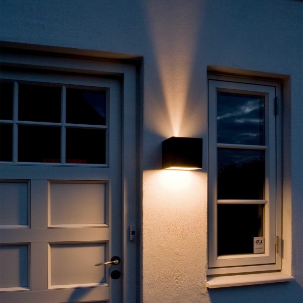 Aluminum Minimalist Style LED-6W Cube Wall Light For Bedroom