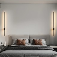 Industrial Modern LED Black Wall Lights Indoor for Bedroom Hallway