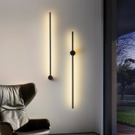 Industrial Modern LED Black Wall Lights Indoor for Bedroom Hallway