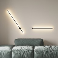 Industrial Modern LED Black Wall Lights Indoor for Bedroom Hallway